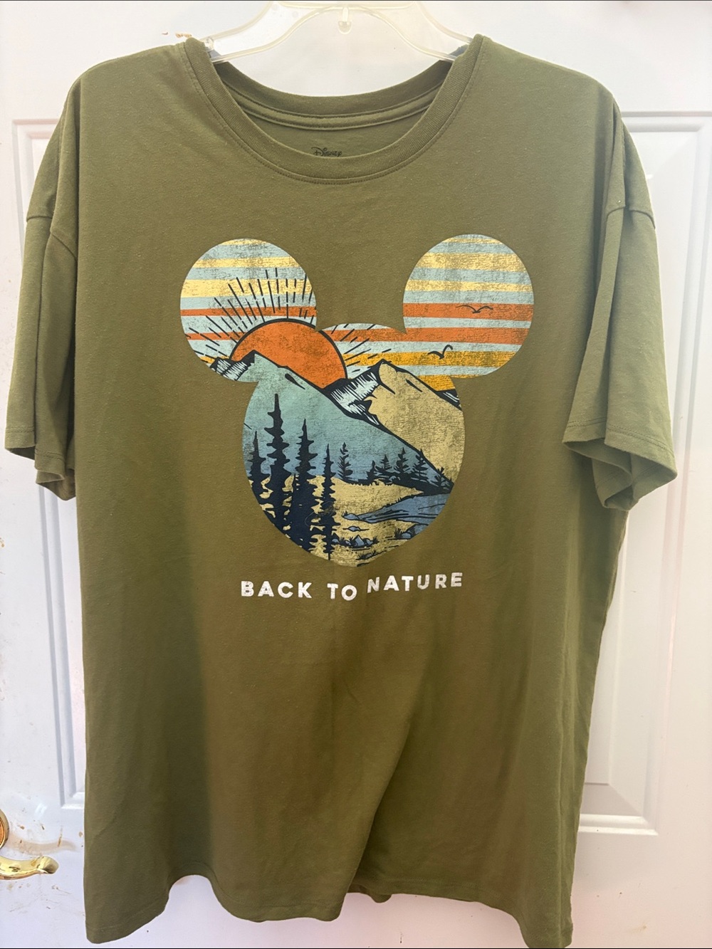 Disney Olive Green 'Back to Nature' Graphic T-Shirt